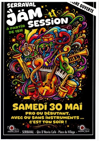 JAM SESSION LE SAMEDI 30 MAI A PARTIR DE 18H. JAM SESSION LE SAMEDI 30 MAI A PARTIR DE 18H.
