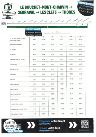 Sens Serraval/Thônes. Sens Serraval/Thônes.